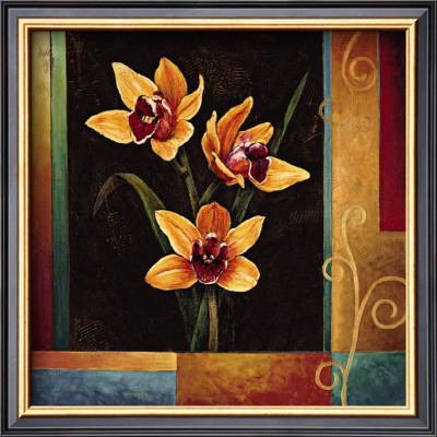 Yellow Orchids by Jill Deveraux Pricing Limited Edition Print image