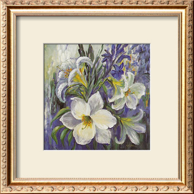 White Lilies In Spring by Katharina Schottler Pricing Limited Edition Print image