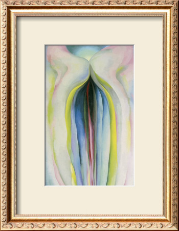 Gray Lines With Black, Blue, And Yellow, C.1925 by Georgia O'keeffe Pricing Limited Edition Print image