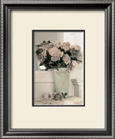 Vintage Flowers Iv, Floral Vase by Sharyn Sakimoto Pricing Limited Edition Print image
