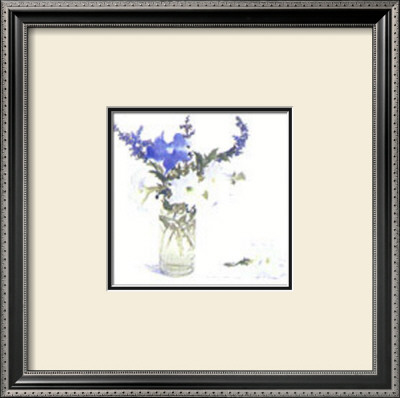 Petunias And Blue Salvia by Susan Headley Van Campen Pricing Limited Edition Print image