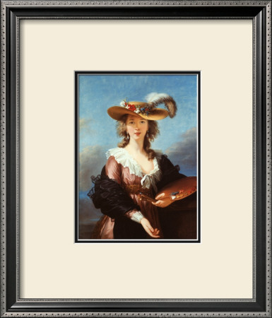Self Portrait In A Straw Hat by Elisabeth Louise Vigee-Lebrun Pricing Limited Edition Print image