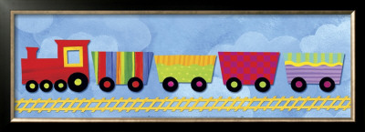 Rainbow Train by Jane Davies Pricing Limited Edition Print image