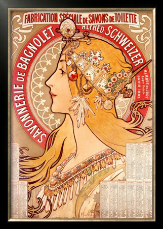 Savonnerie De Bagnolet by Alphonse Mucha Pricing Limited Edition Print image