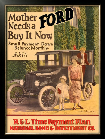 Mother Needs A Ford, Buy It Now by J.W. Pondelicek Pricing Limited Edition Print image