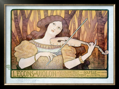 Lecons De Violin by Paul Berthon Pricing Limited Edition Print image