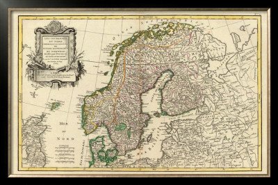 Suede, Danemarck Et Norwege, C.1762 by Jean Janvier Pricing Limited Edition Print image