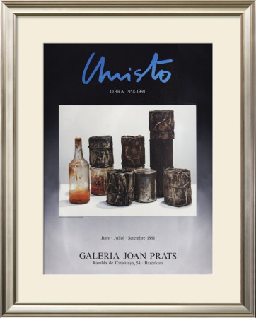 Wrapped Cans & A Bottle 1991 by Christo Pricing Limited Edition Print image