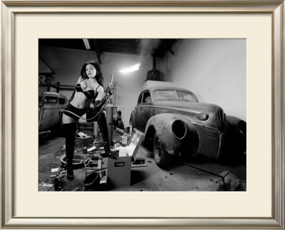 Pin-Up Girl: Rat Rod Blow Torch by David Perry Pricing Limited Edition Print image