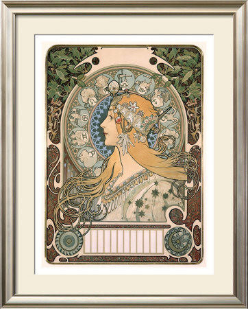 Zodiac by Alphonse Mucha Pricing Limited Edition Print image