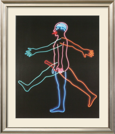 Marching Man, C.1985 by Bruce Nauman Pricing Limited Edition Print image
