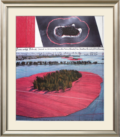 Surrounded Islands, Project For Biscane Bay, Greater Miami, Collage In Two Parts by Christo Pricing Limited Edition Print image