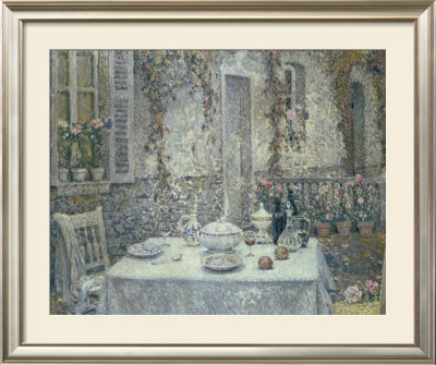 The White Tablecloth by Henri Le Sidaner Pricing Limited Edition Print image