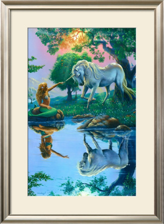 If I Were A Mermaid And You Were A Unicorn by Jim Warren Pricing Limited Edition Print image