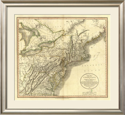 New York, Vermont, New Hampshire, C.1806 by John Cary Pricing Limited Edition Print image