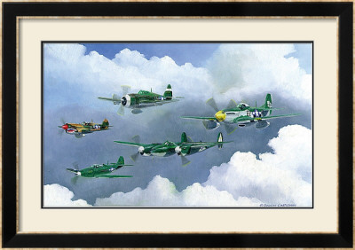 Army Fighters Of Wwii by Douglas Castleman Pricing Limited Edition Print image