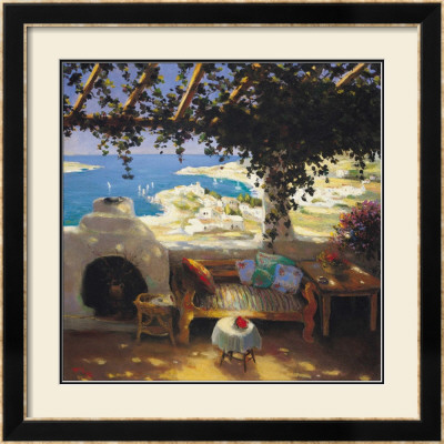 Bodrum Leyla's Terrace by Ketchian Berc Pricing Limited Edition Print image