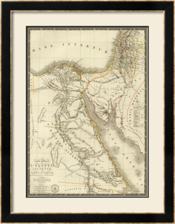 Egypte Ancienne, Palestine, Arabie Petree, C.1822 by Adrien Hubert Brue Pricing Limited Edition Print image