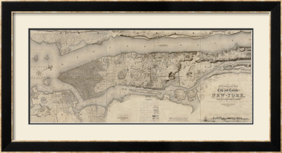 City And Country Of New York, 1836 by S. Stiles Pricing Limited Edition Print image