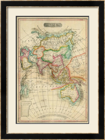 Asia, C.1820 by John Melish Pricing Limited Edition Print image