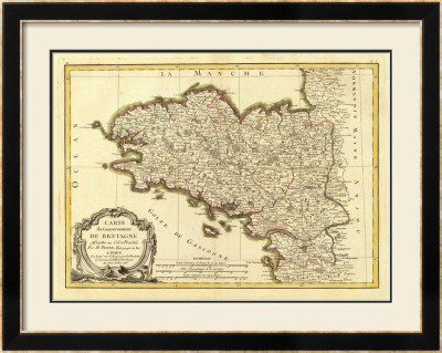 Bretagne, C.1786 by Rigobert Bonne Pricing Limited Edition Print image