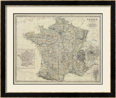 France, C.1861 by Alexander Keith Johnston Pricing Limited Edition Print image