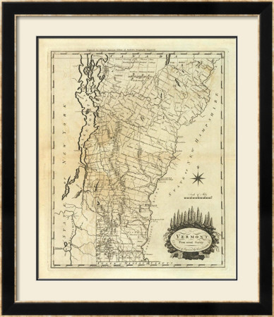 Vermont, C.1795 by Mathew Carey Pricing Limited Edition Print image