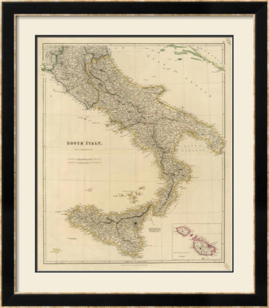 Southern Italy, C.1832 by John Arrowsmith Pricing Limited Edition Print image
