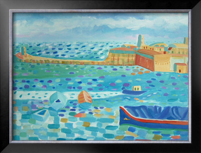 Valletta Harbour,Malta by Mary Stubberfield Pricing Limited Edition Print image