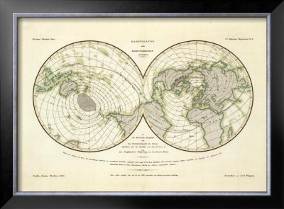 Darstellung Der Isodynamischen Linien, C.1839 by Heinrich Berghaus Pricing Limited Edition Print image