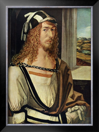 Self Portrait by Albrecht Dürer Pricing Limited Edition Print image