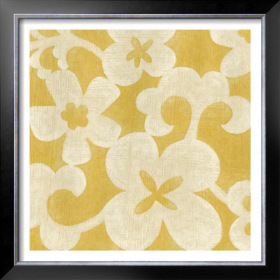 Suzani Silhouette In Yellow Ii by Chariklia Zarris Pricing Limited Edition Print image
