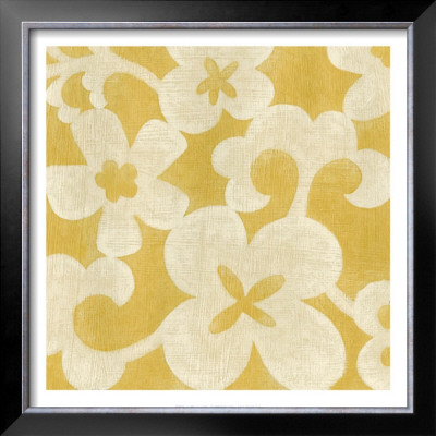 Suzani Silhouette In Yellow Ii by Chariklia Zarris Pricing Limited Edition Print image