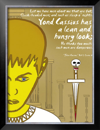 Julius Caesar: Lean And Hungry by Christopher Rice Pricing Limited Edition Print image