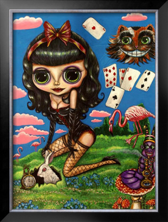 Gothic Alice In Wonderland by Blonde Blythe Pricing Limited Edition Print image