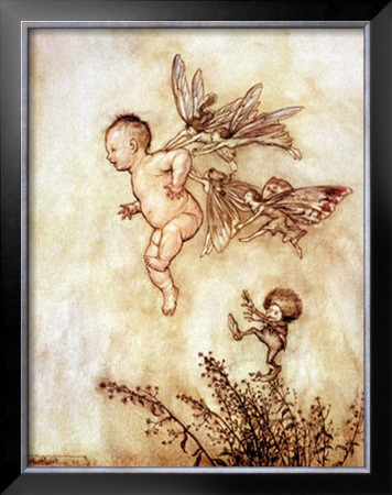 Peter And The Fairies by Arthur Rackham Pricing Limited Edition Print image