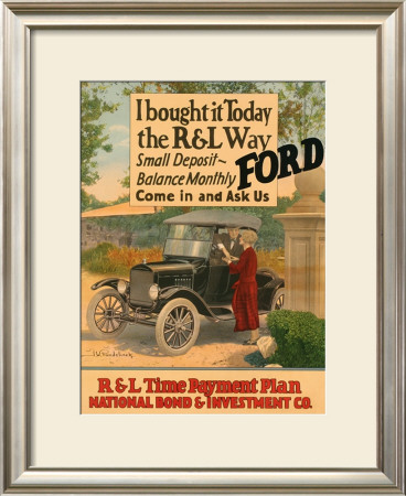 I Bought It Today, The R&L Way: Ford by J.W. Pondelicek Pricing Limited Edition Print image