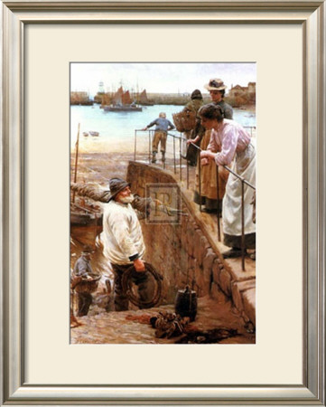 Between The Tides by Walter Langley Pricing Limited Edition Print image