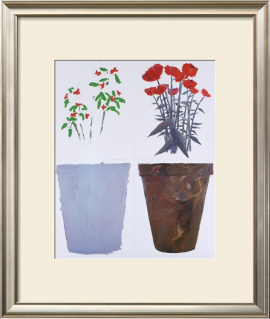 Pots De Fleurs No. 101-102 by Gerard Gasiorowski Pricing Limited Edition Print image