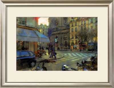Paris At Dusk, France by Nicolas Hugo Pricing Limited Edition Print image