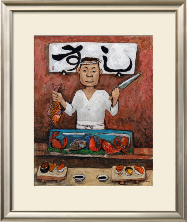 Sushi-Man by John Howard Pricing Limited Edition Print image