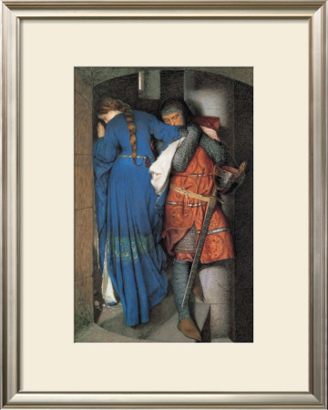 Meeting On The Turret Stairs by Frederick William Burton Pricing Limited Edition Print image