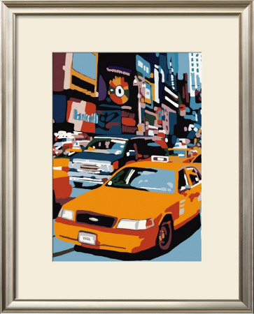 Taxi, New York by Giovanni Manzo Pricing Limited Edition Print image