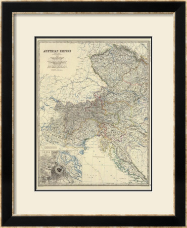 Austria West, C.1861 by Alexander Keith Johnston Pricing Limited Edition Print image