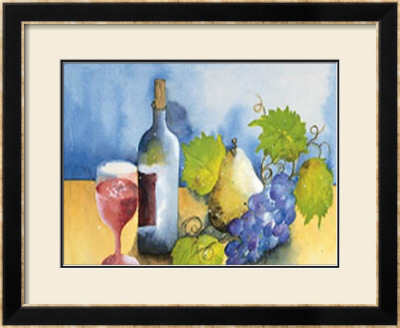Wine And Grapes by Witka Kova Pricing Limited Edition Print image