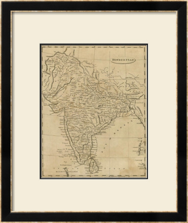 Hindoostan, C.1812 by Aaron Arrowsmith Pricing Limited Edition Print image