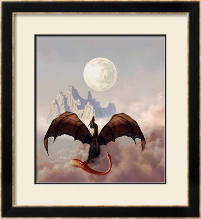 Dragon Moon by Ciruelo Pricing Limited Edition Print image