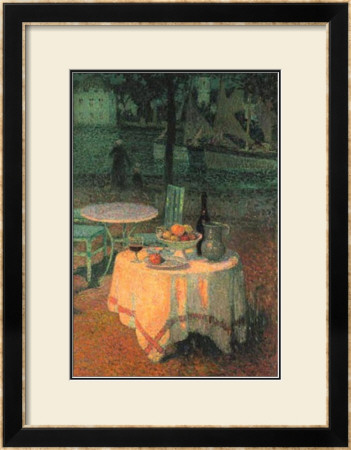 Der Kleine Gedeckte Tisch by Henri Le Sidaner Pricing Limited Edition Print image