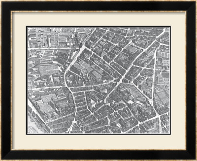 Plan Of Paris Ii, C.1730 by Louis Bretez Pricing Limited Edition Print image