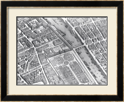 Plan Of Paris Iv, C.1730 by Louis Bretez Pricing Limited Edition Print image